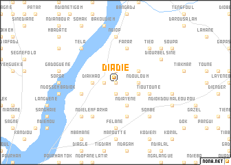 map of Diadié