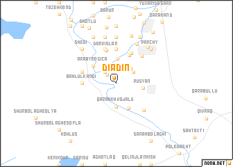 map of Diadin
