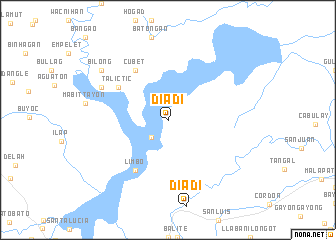 map of Diadi