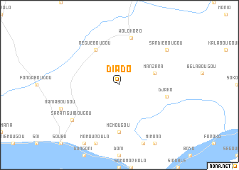 map of Diado
