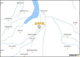 map of Diafal