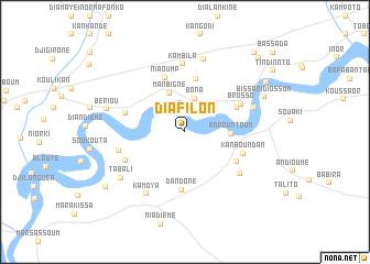 map of Diafilon