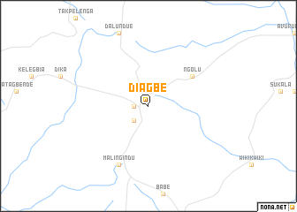 map of Diagbe