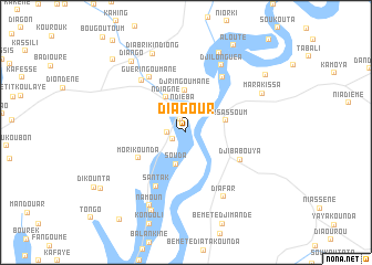 map of Diagour