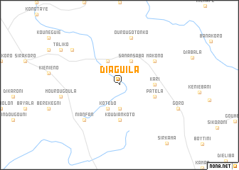 map of Diaguila