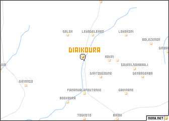 map of Diaï Koura