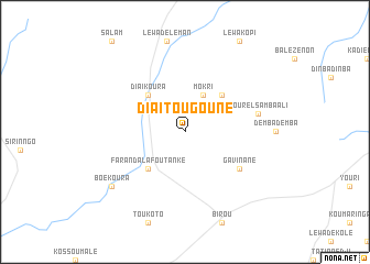 map of Diaï Tougouné