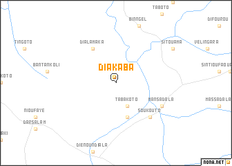 map of Diakaba