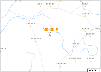 map of Diakalé