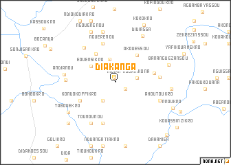 map of Diakanga