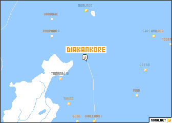 map of Diakankoré