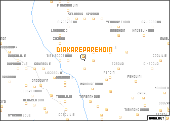 map of Diakaréparéhoin
