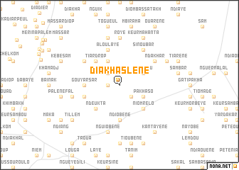 map of Diakhaslène