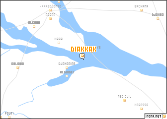 map of Diakkak