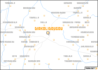 map of Diakolidougou