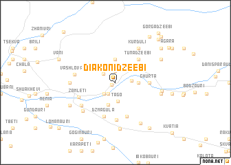 map of Diakonidzeebi