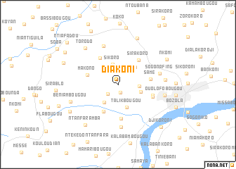 map of Diakoni