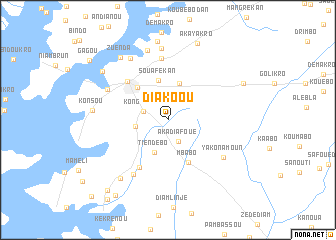 map of Diakoou