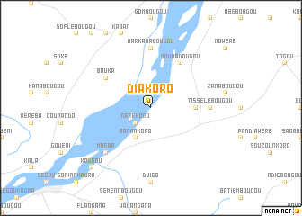 map of Diakoro