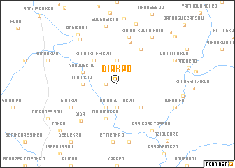 map of Diakpo