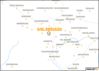map of Dialabougou