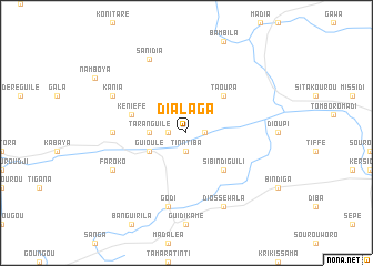map of Dialaga