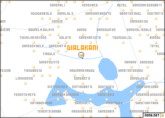 map of Dialakani