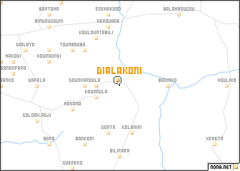 map of Dialakoni