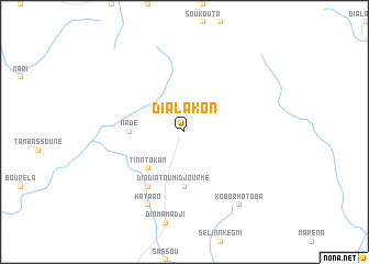 map of Dialakon