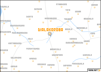 map of Dialakoroba