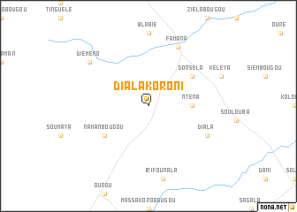 map of Dialakoroni