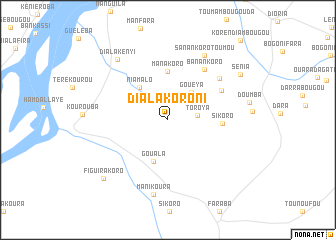 map of Dialakoroni