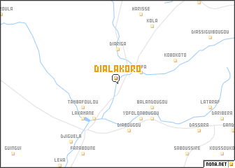 map of Dialakoro