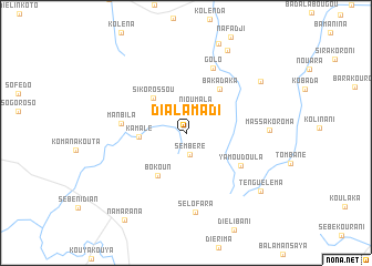 map of Dialamadi