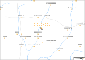 map of Dialamadji