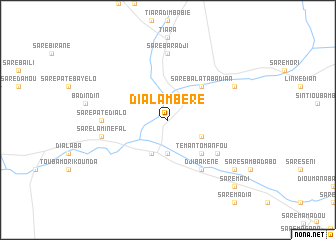 map of Dialambéré