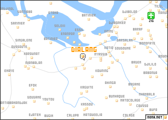 map of Dialang