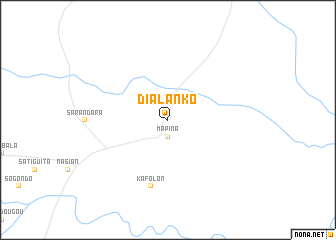 map of Dialanko