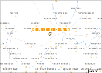 map of Dialassabakounda