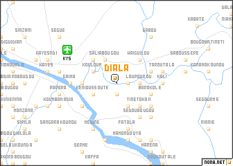 map of Diala