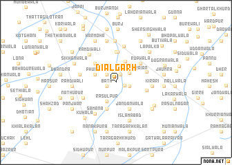 map of Diālgarh