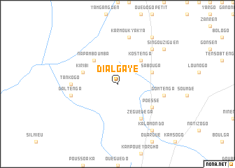 map of Dialgaye