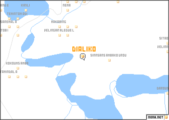 map of Dialiko