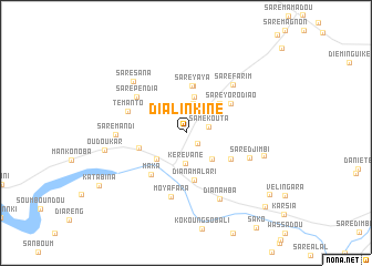 map of Dialinkine