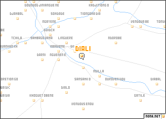 map of Diali