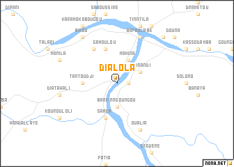 map of Dialola