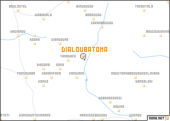 map of Dialoubatoma