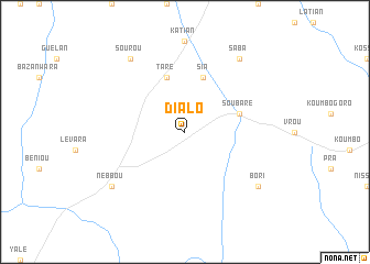 map of Dialo