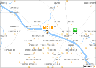 map of Dialo