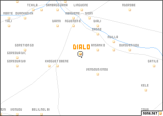 map of Dialo